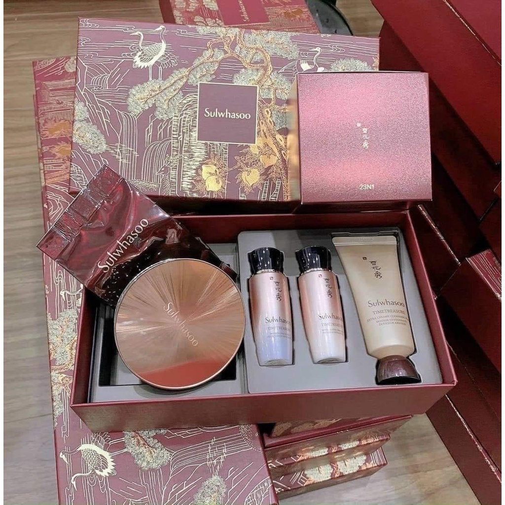 [DATE 2024] Phấn nước thông đỏ Sulwhasoo Radiance Serum Cushion Set