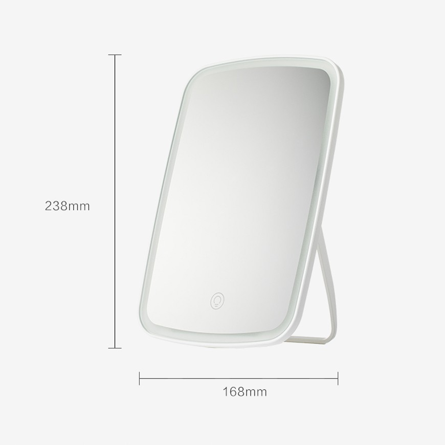 Xiaomi Youpin Gương Trang Điểm Để Bàn Jordan&amp;Judy Với Đèn Led Có Thể Gấp Gọn Được