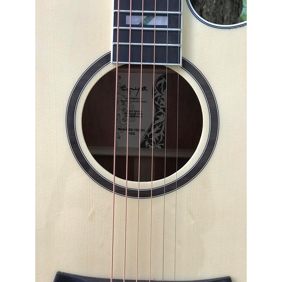 Đàn guitar acoustic Enya D18 có EQ + Bộ phụ kiện - SOLG