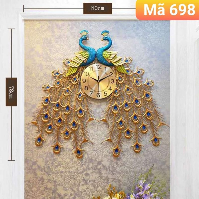 đồng hồ treo tường 698
