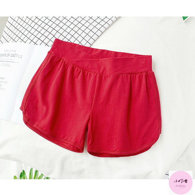 Quần Short Legging Lưng Thấp Dáng Rộng Phong Cách Thể Thao Thời Trang Mùa Hè Cho Mẹ Bầu