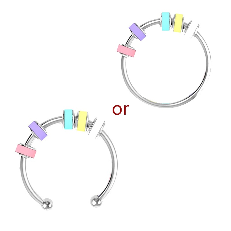 Nhẫn Đeo Tay Chống Lo Lắng Đính Hạt Thời Trang Giáng Sinh Cho Nữ