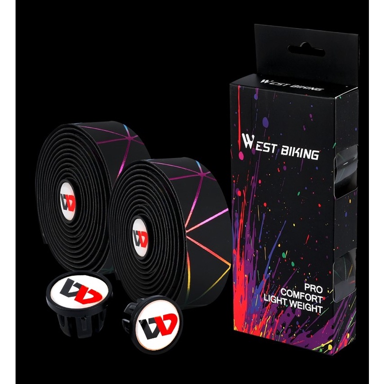 Hàng HOT Bộ 2 Cuộn Băng Quấn Ghi Đông Xe Đạp Băng quấn tay lái Xe đạp thoáng khí Chống trượt【Southdakota051】