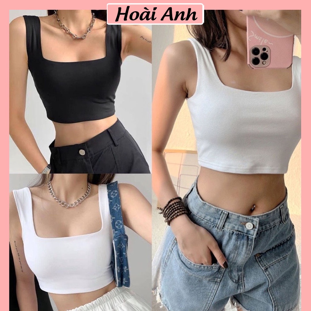 Áo Bra Nữ Thun Mềm Dáng Lửng Sẵn Đệm Ngực Siêu Hot 233