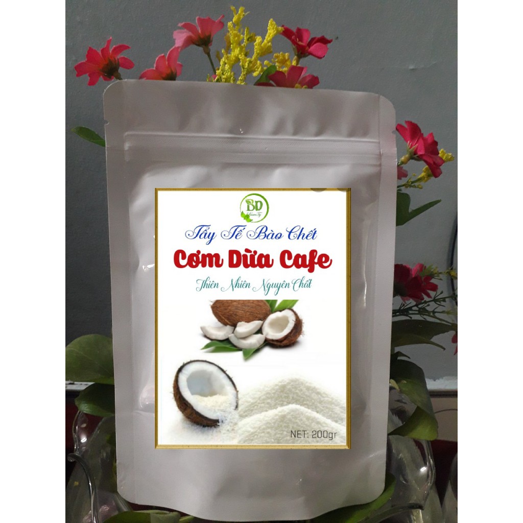 CƠM DỪA CAFE HANDMADE ( TẨY TẾ BÀO CHẾT)