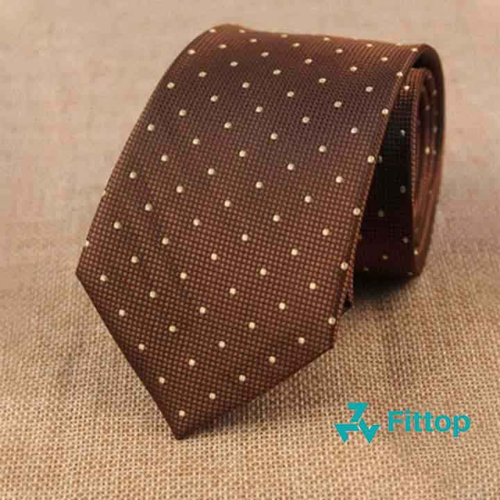 Cavat Nam Họa Tiết Công Sở 7cm FITTOP CAVAT-176