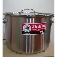 nồi Vitatlux Zebra - Nồi inox 304 nguyên khối Zebra 26*18cm  dung tích 9.5L -171326 loại cao cấp