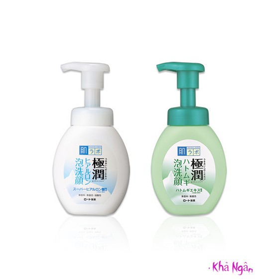 Sữa rửa mặt tạo bọt Hada Labo Nhật Bản Gokujyun Foaming Cleanser 160ml