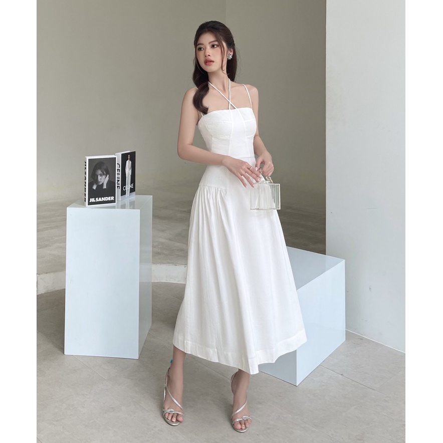 Đầm maxi dây buộc chéo , Peace House Clothing