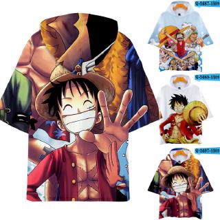 Áo Hoodie Ngắn Tay In Hoạt Hình 3d Cho Nam Và Nữ