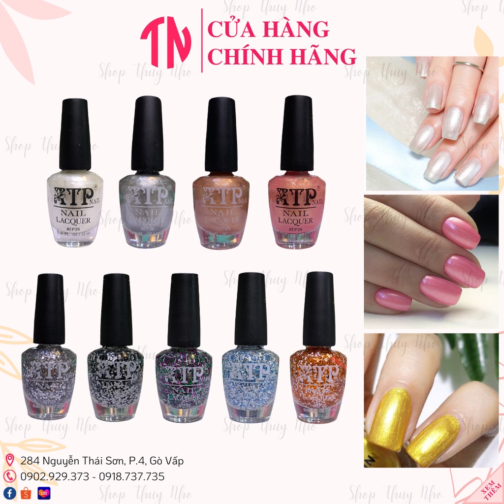 Sơn thường móng tay ATP ATP25 không cần hơ đèn 15ml dụng cụ làm móng tay chuyên nghiệp nail