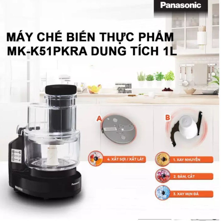 Máy Chế Biến Thực Phẩm Panasonic MK-K51PKRA - Xay Đa Năng