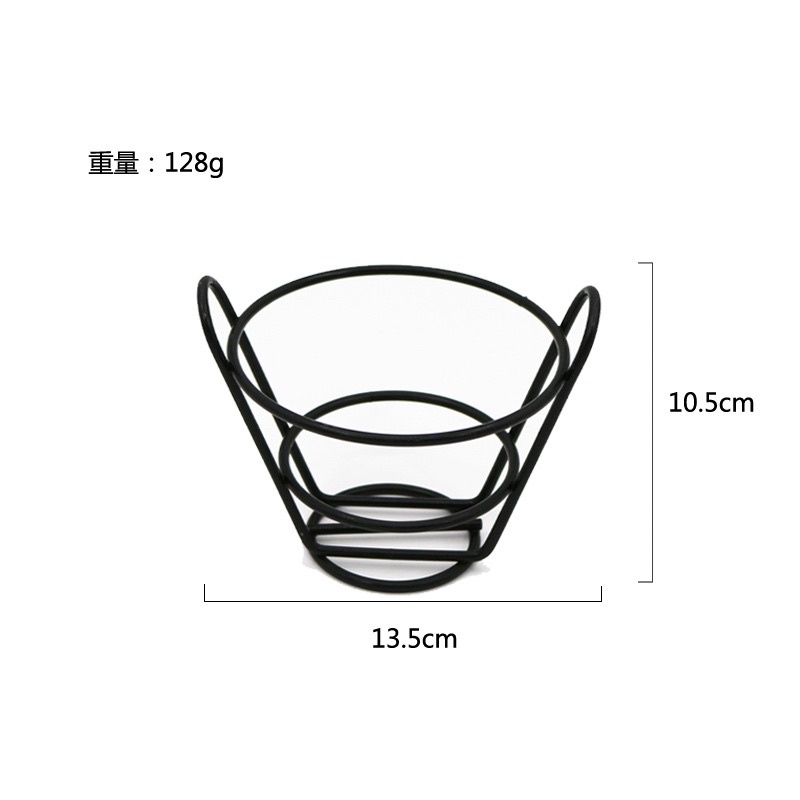 Giỏ để đồ chiên dán đồ ăn vặt inox mạ
