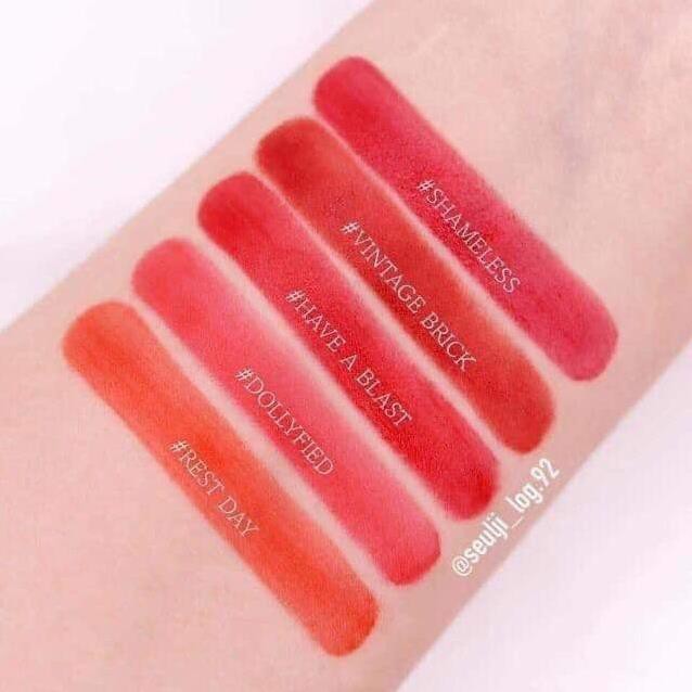 [Hàng trả order, không có dư] Son kem lì 3ce Smoothing Lip Tint 💋