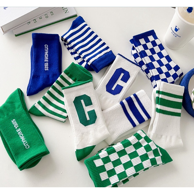Vớ Tất chữ C cao cổ Nam Nữ phong cách thể thao, trẻ trung, năng động.