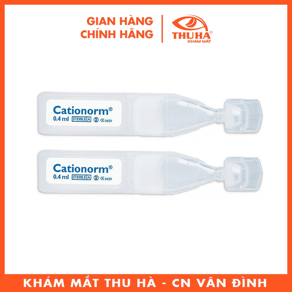Nhũ tương nhỏ mắt, ống đơn liều CATIONORM® Pháp