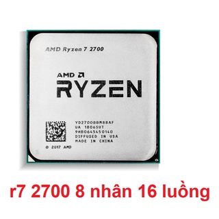 CPU AMD Ryzen 7 2700 cũ, 3.2 GHz 4.1 GHz Turbo 20MB 8 cores 16 threads