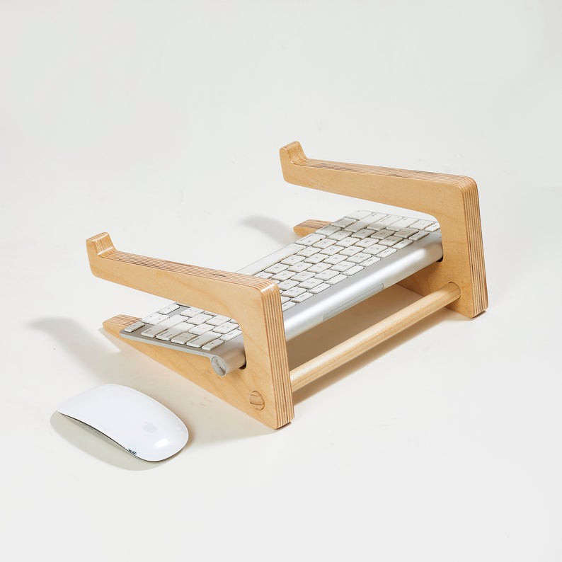 Wooden Laptop Stand - Giá/kệ đỡ tản nhiệt laptop, ipad gỗ Plywood cao cấp nhập khẩu