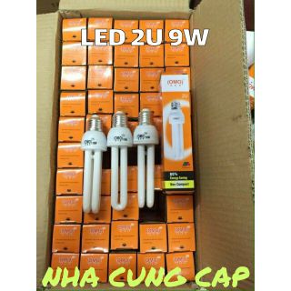 (GIÁ HỦY DIỆT) BÓNG COMPACT 2U 9W SÁNG TRẮNG