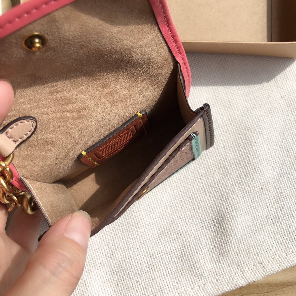 COACH Ví Đựng Tiền Xu Nhỏ Xinh Cho Nữ F89409