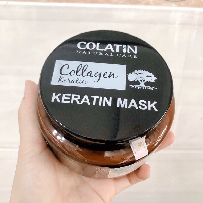 Hấp dầu Colatin cho tóc khô hư tổn 500ml - hũ