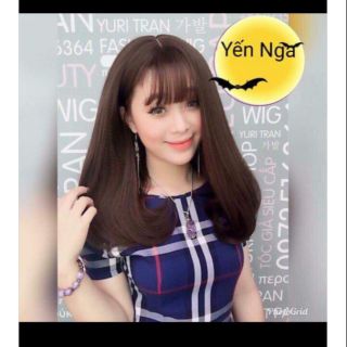 Cả đầu tóc giả cụp lửng 40cm