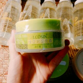 Mask bùn đậu xanh Lcosin