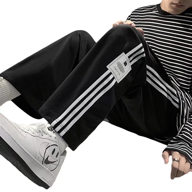 Quần dài thể thao kẻ sọc size M-3XL cho nam