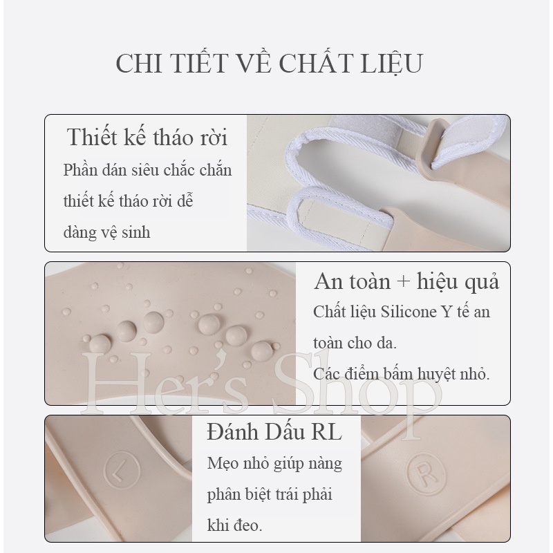 Đai Nâng Cơ Mặt Vline Silicone Thế Hệ Mới - Kết Hợp Điểm Massage Bấm Huyệt Làm Thon Gọn Mặt Chống Chảy Xệ