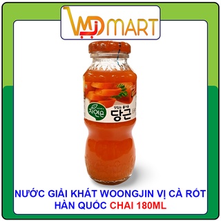 Nước giải khát WoongJin cà rốt Jeju tự nhiên chai 180ml