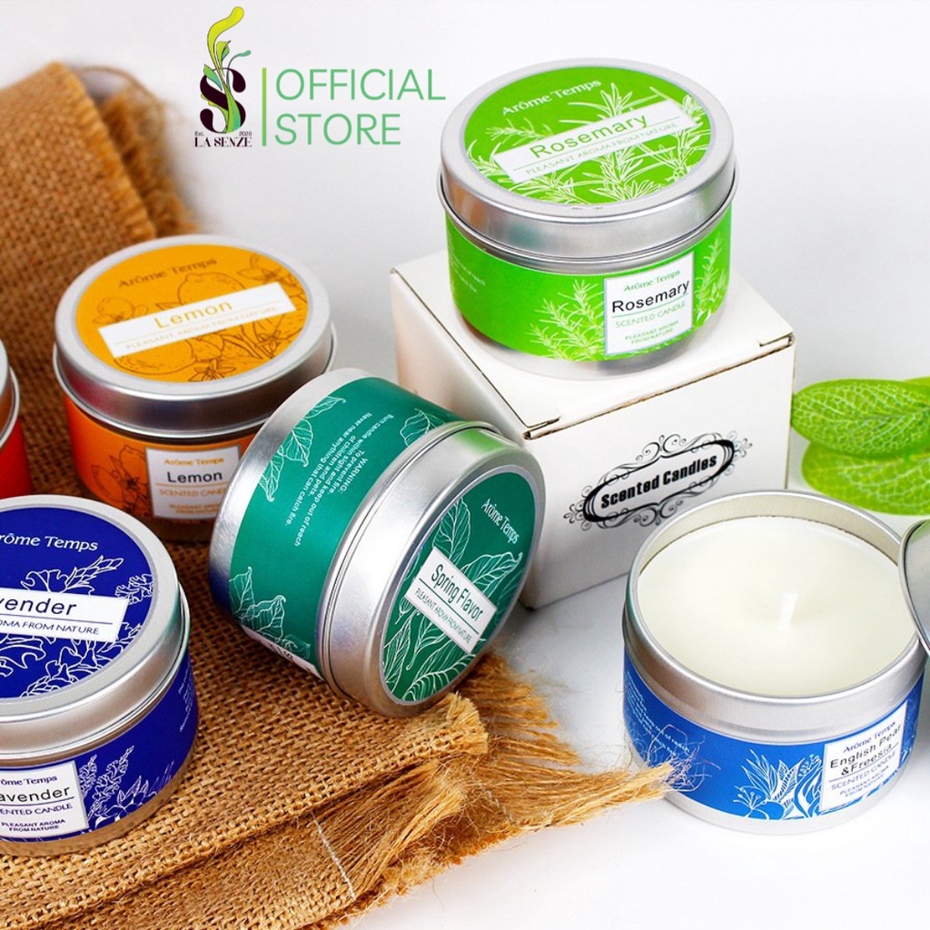 Nến Thơm Tinh Dầu Không Khói Soy Wax (Arome Temp)