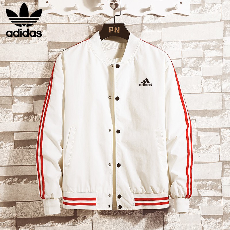 !Áo Khoác Bóng Chày Adidas Tay Dài Thoáng Khí Thời Trang Cho Nam