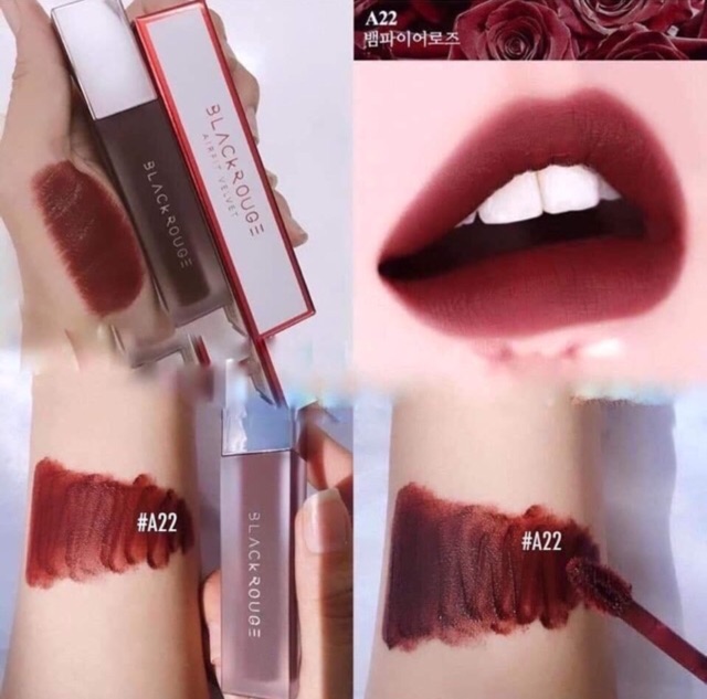 [ VER 1 - 5 ] SON BLACK ROUGE AIR FIT VELVET TINT | BigBuy360 - bigbuy360.vn