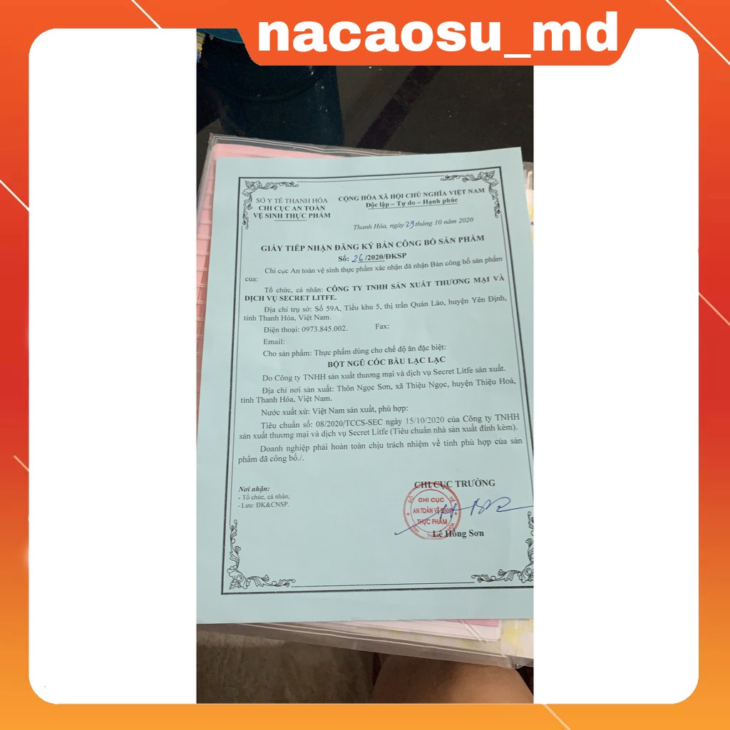 Ngũ cốc bà bầu- Ngũ cốc bầu lạc lạc siêu dinh dưỡng cho mẹ và bé- Ngũ cốc Lạc Lạc (hộp 600g/30 gói)