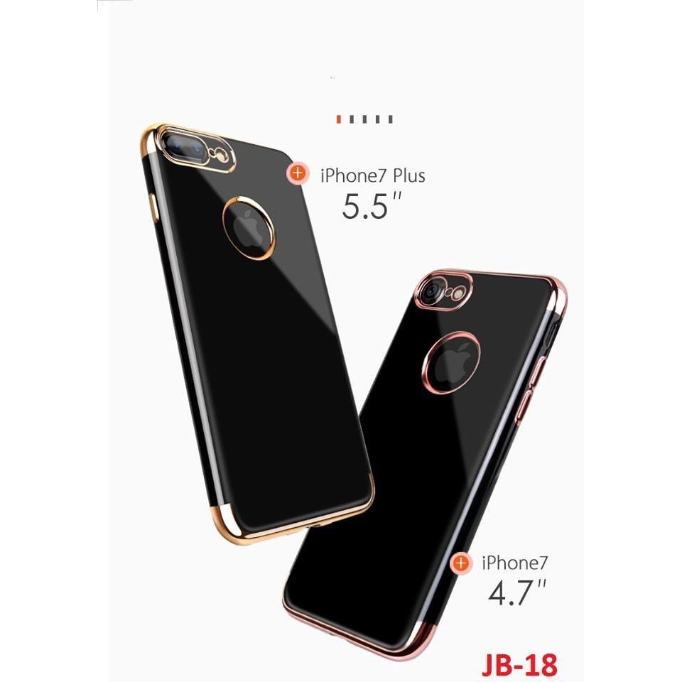 🌷 Combo 2 Ốp lưng dẻo JET BLACK Iphone 7 PLUS