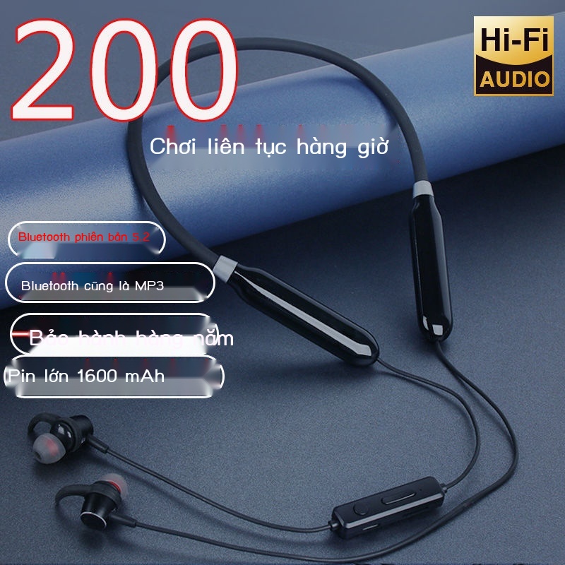 ◈✜Tai nghe bluetooth không dây thật không dây chất lượng cao pin kép chất lượng cao đeo trên cổ mới thể thao Huawei Andr