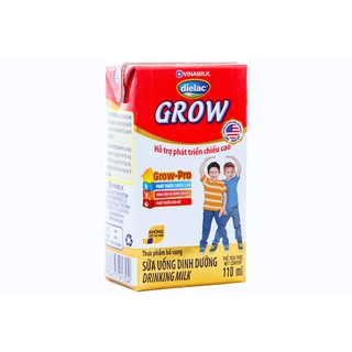 Thùng sữa bột pha sẵn Dielac Grow 110ml (48 hộp)