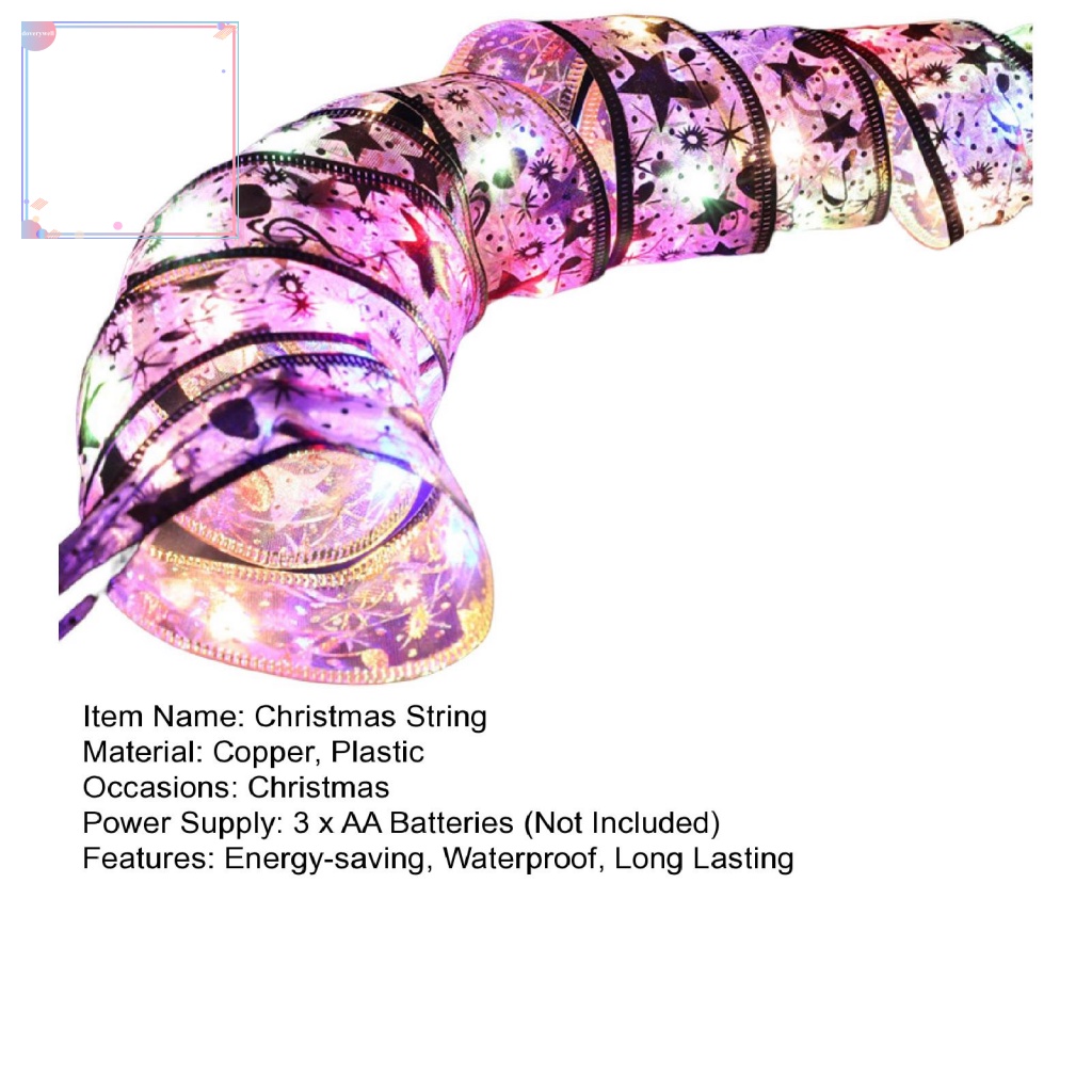 Chuỗi Hạt Đèn Trang Trí Giáng Sinh Đẹp Mắt