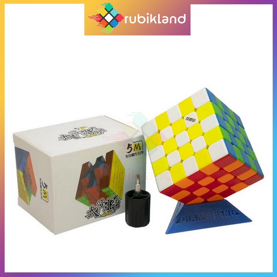 Rubik DianSheng 2M 3M 4M 5M Rubic 2x2 3x3 4x4 5x5 Có Nam Châm Stickerless Không Viền Đồ Chơi Trí Tuệ