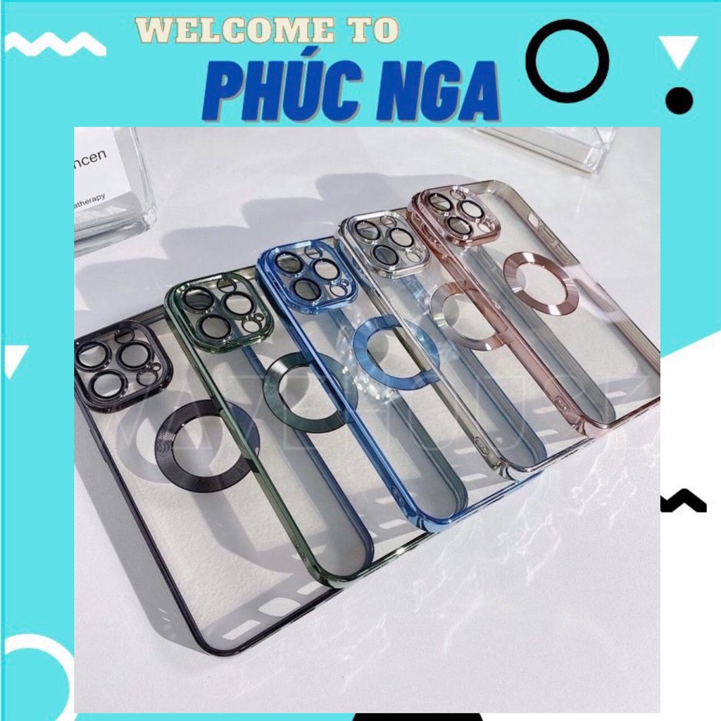 Ốp Lưng Hở Táo Viền Vuông Mạ Xi Cao Cấp Chống Ố Vàng 7 PLUS 8 PLUS X XS MAX 11 PRO MAX 12 PRO MAX 13 PRO MAX 14 PRO MAX