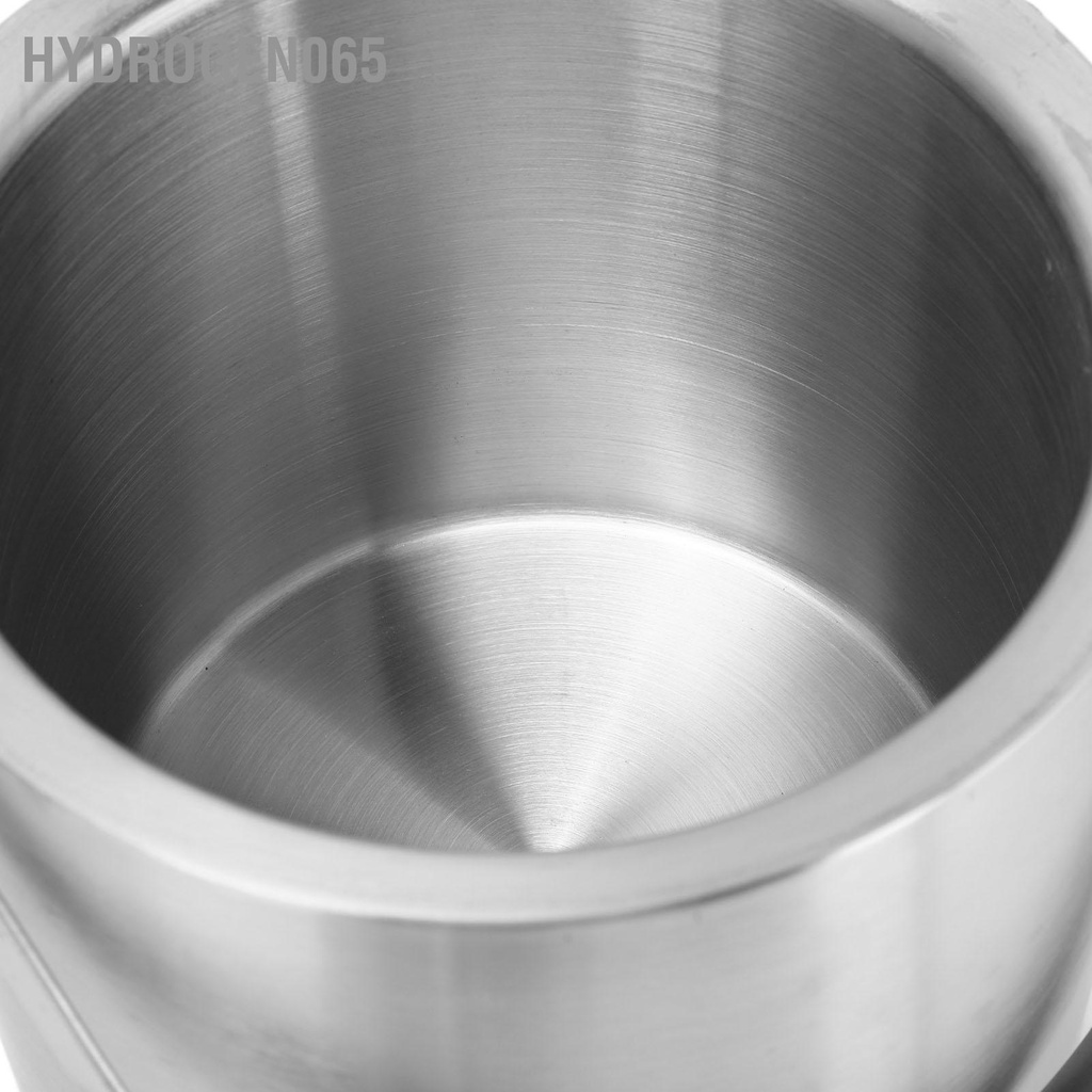 Hydrogen065 Thùng đá bằng thép không gỉ 3L cách nhiệt đôi có nắp đậy cho bia sâm panh