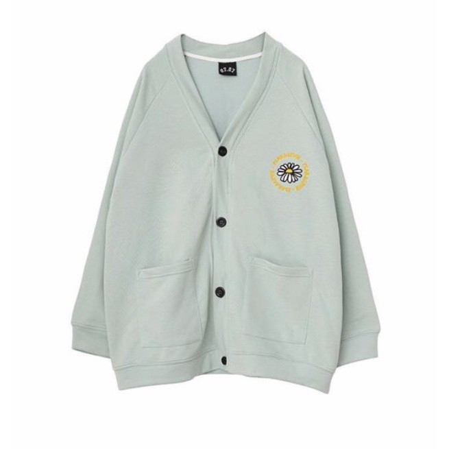 Áo Cardigan FLORAL FUN Thêu Hoa Ulzzang Unisex 1hitshop | BigBuy360 - bigbuy360.vn