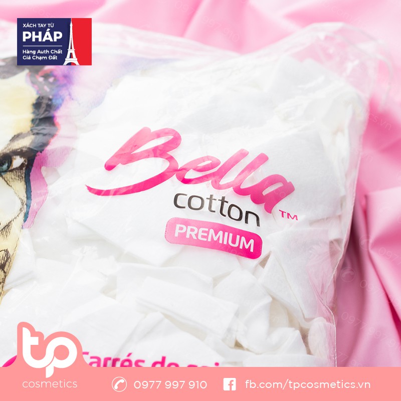 Bông Tẩy Trang Bella Cotton Premium 500 miếng