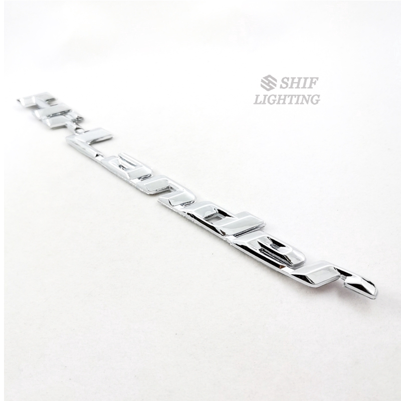 1 x Nhãn Dán Logo Bằng Crom Hi-Lander HILANDER Cho Xe Hơi TOYOTA