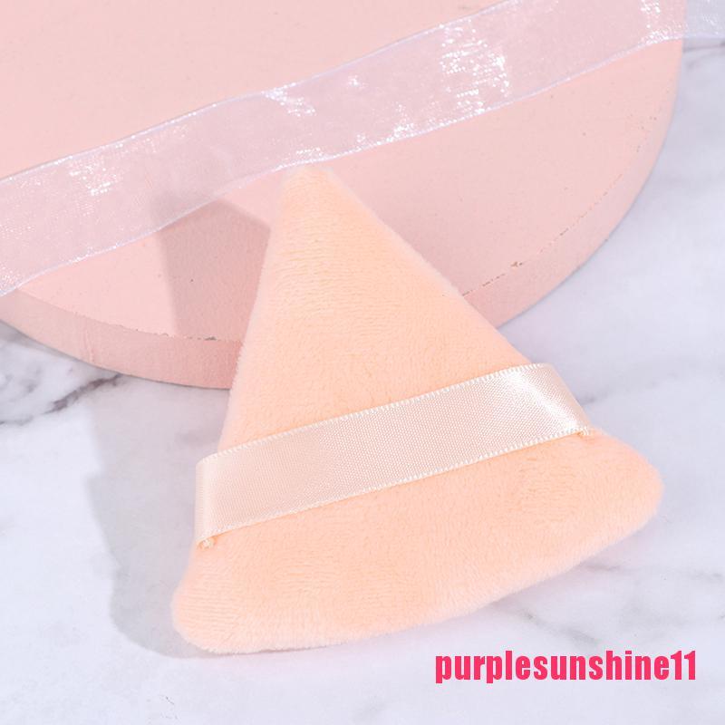 1/2pcs Cosmetic Puff Triangle Velvet Foundation Cream Mini MakeUp Sponge