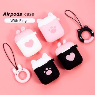 Hộp đựng Apple iPhone AirPods Tai nghe  không dây Apple hộp lưu trữ 2 thế hệ dễ thương