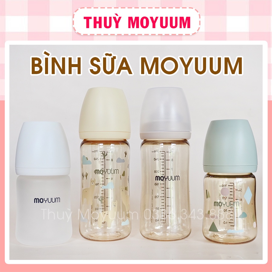 Bình sữa Moyuum 170ml 270ml Hàn Quốc, Moyuum Mây, Moyuum Lạc Đà