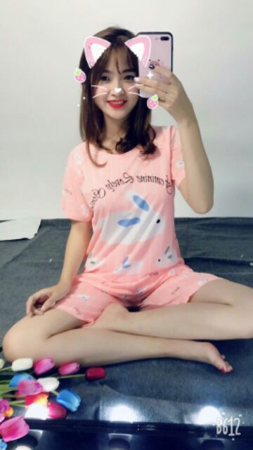 Bộ thun nữ nhiều hình dễ thương | BigBuy360 - bigbuy360.vn