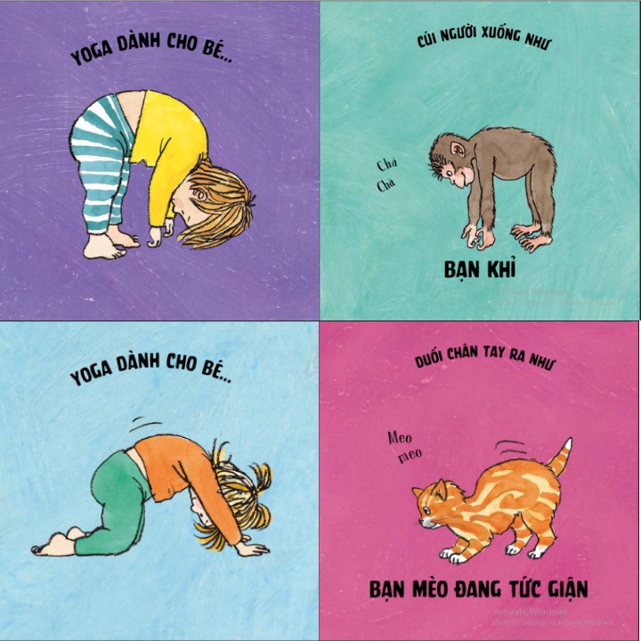 Sách - Ehon Yoga Cùng Muông Thú - Khởi Đầu Hứng Thú