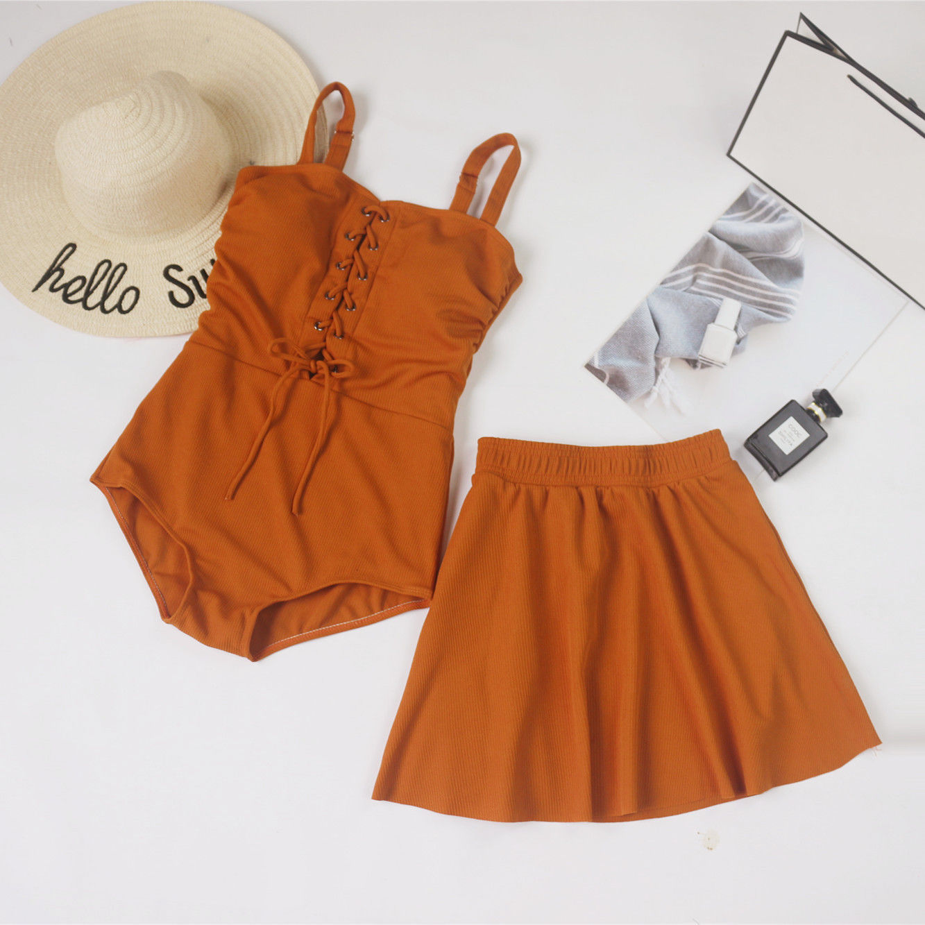 Bộ Đồ Bơi Hai Mảnh Phong Cách Hàn Quốc Cho Nữ Wnrc01 | BigBuy360 - bigbuy360.vn